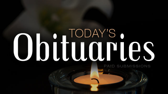 In memoriam: Funeral notices, December 1, 2019